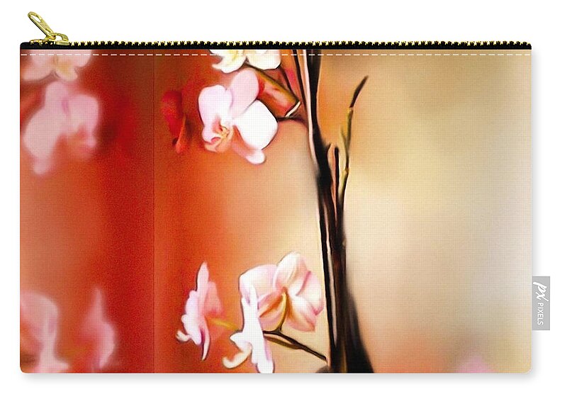 Orchid Carry-all Pouch featuring the digital art Soul Sisters by Sand And Chi