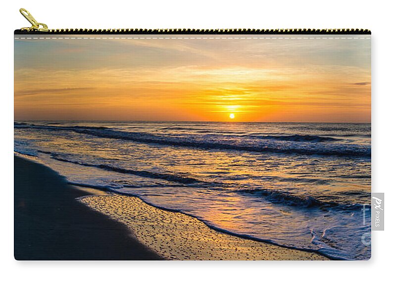 South Carolina Zip Pouch featuring the photograph South Carolina Sunrise by David Smith