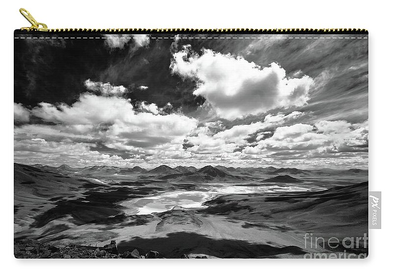 Lipez Zip Pouch featuring the photograph South Lipez by Olivier Steiner