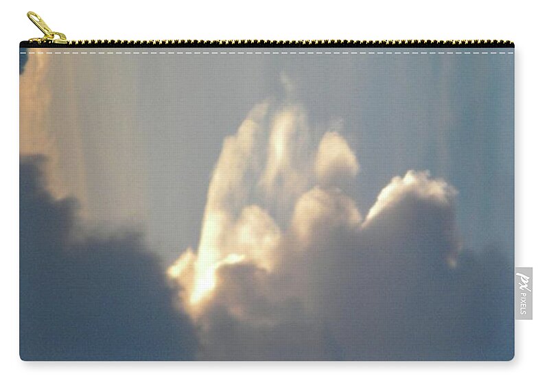 Clouds Zip Pouch featuring the photograph Southern Sky Angels by Matthew Seufer