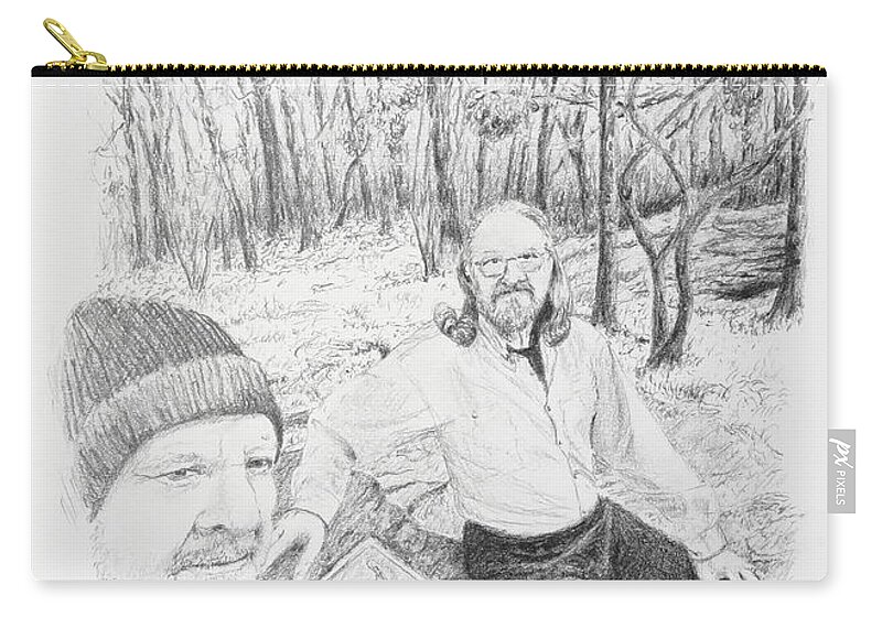 Appalachian Trail Zip Pouch featuring the photograph Southern Terminus by Daniel Reed