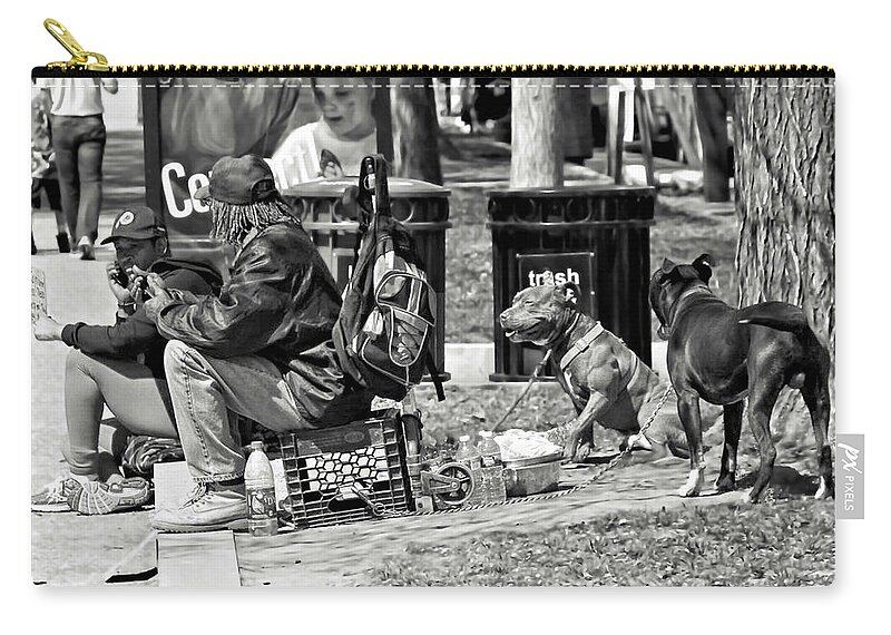 Pandering Zip Pouch featuring the photograph Spare Change by Jackson Pearson