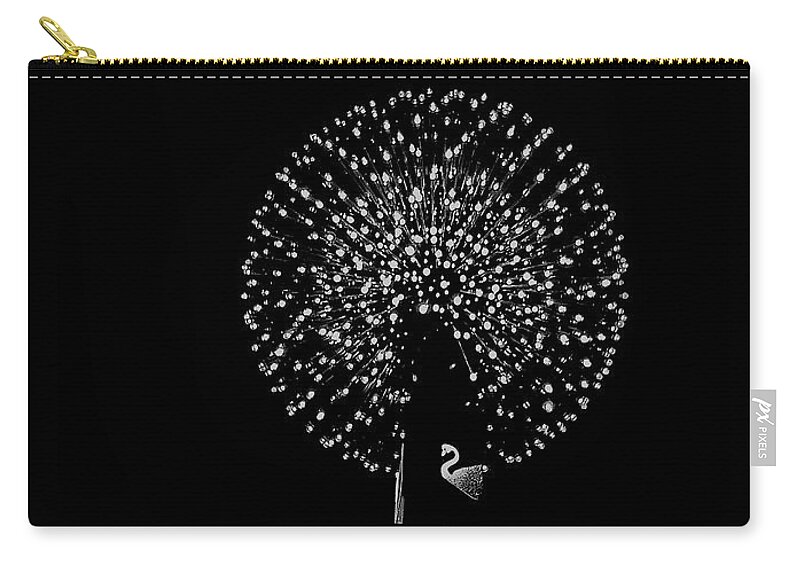 Swarovski Crystals Zip Pouch featuring the photograph Sparkles by Diana Rajala