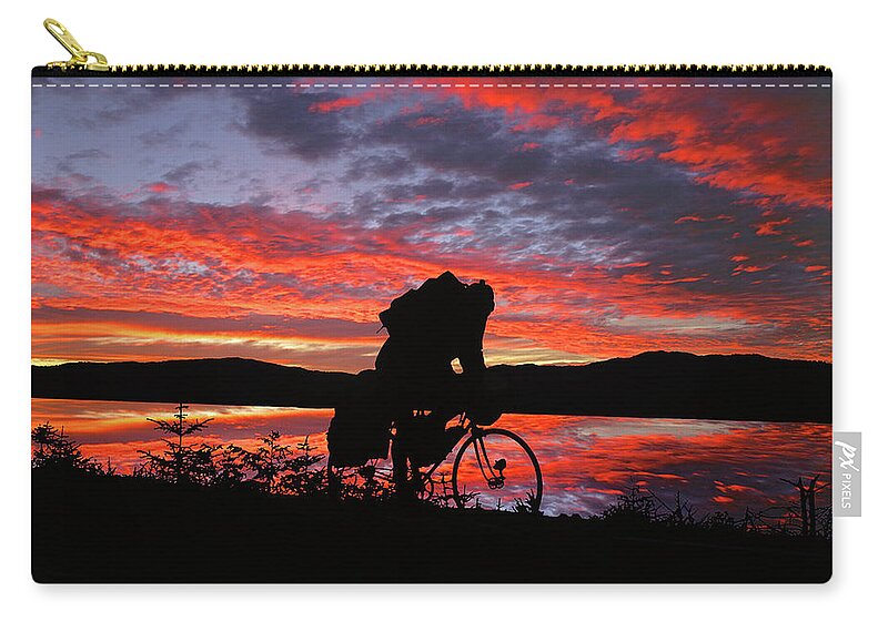 The Walkers Zip Pouch featuring the photograph Spinning the Wheels of Fortune by The Walkers