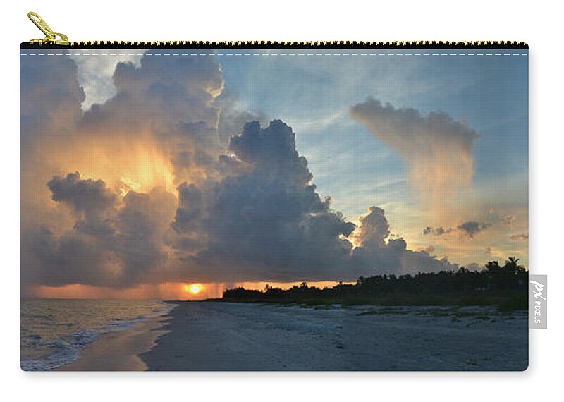 Island Zip Pouch featuring the photograph Spirit Flowing by Melanie Moraga