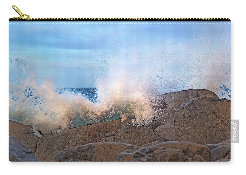 Ireland Zip Pouch featuring the photograph Spirit of the Coast Ireland by Betsy Knapp