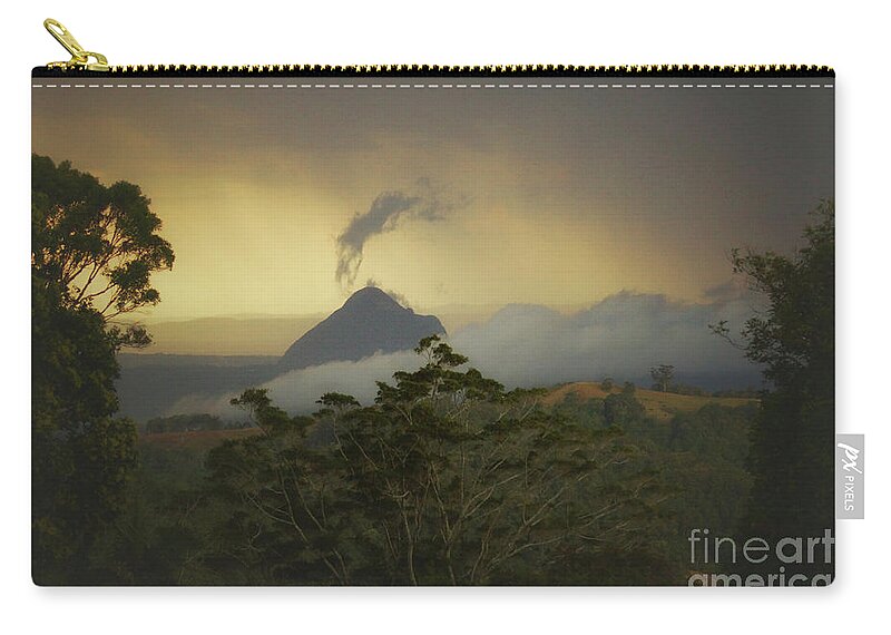 Maleny Zip Pouch featuring the photograph Spirit of the Mountain by Cassandra Buckley