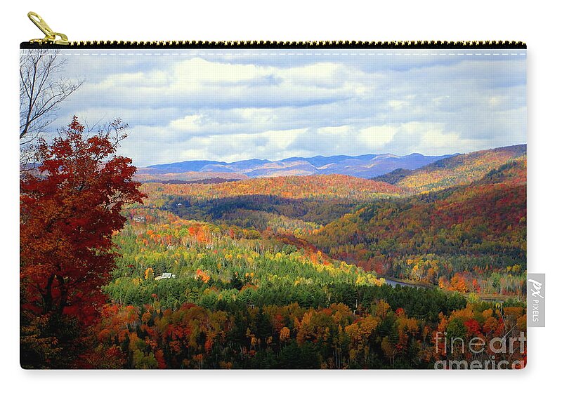 Autumn Zip Pouch featuring the photograph Splendor by Elfriede Fulda