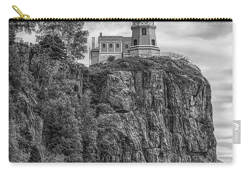 Lighthouse Carry-all Pouch featuring the photograph Split Rock Lighthouse by John Roach