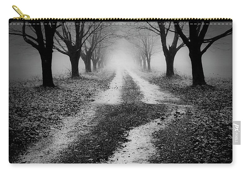 Spooky Carry-all Pouch featuring the photograph Spooky Way by Jeff Cooper