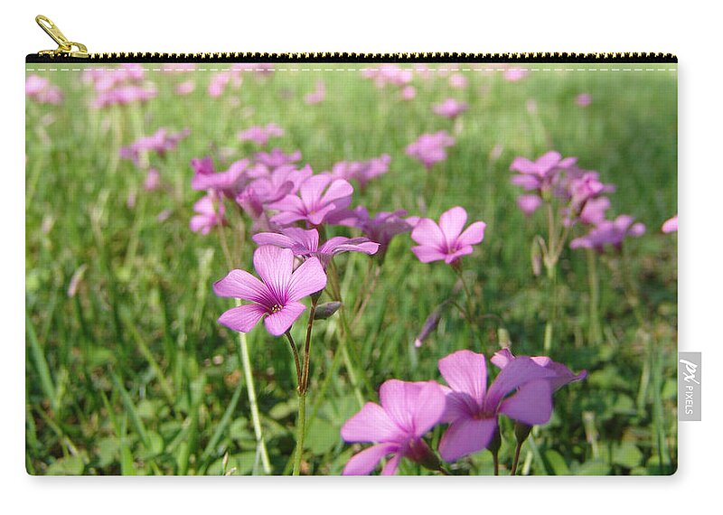 Landscape Zip Pouch featuring the painting Spring Dream by Andrew King