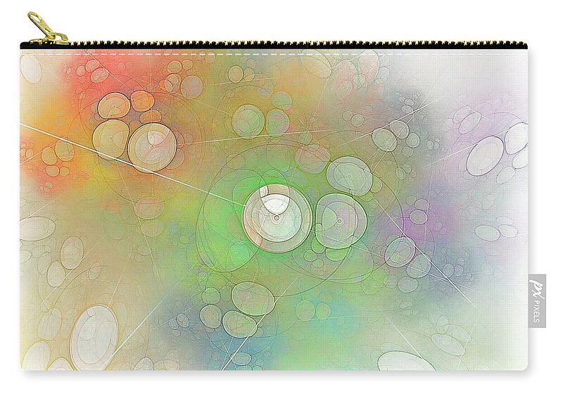 Connections Zip Pouch featuring the digital art Spring Fling by Doug Morgan