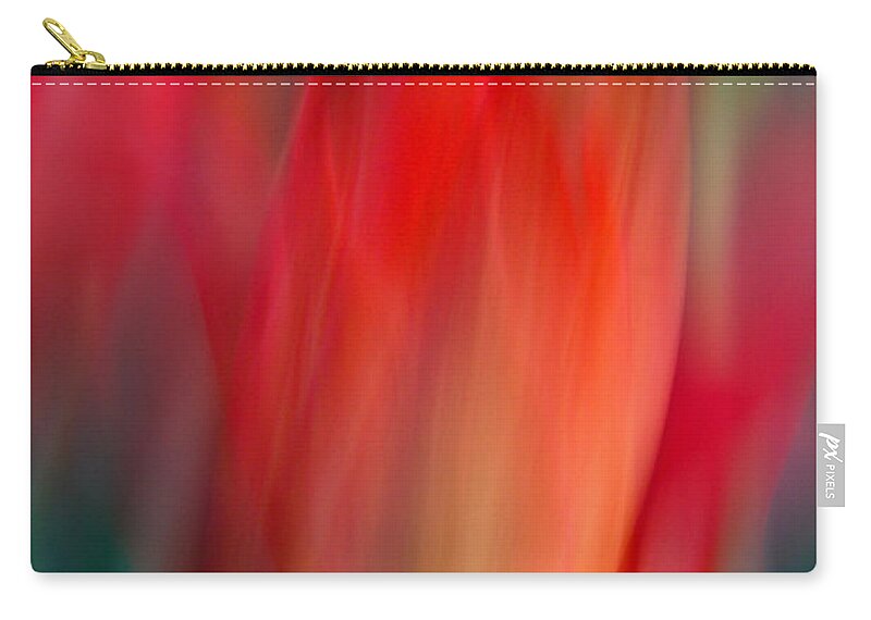 Tulip Zip Pouch featuring the photograph Spring Fling by Neil Shapiro