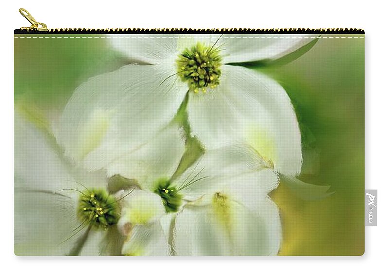 Dogwood Blossoms Zip Pouch featuring the photograph Spring has Sprung by Mary Timman