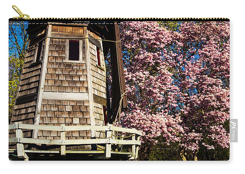 Spring Is Here Zip Pouch featuring the photograph Spring Is Here by Karol Livote