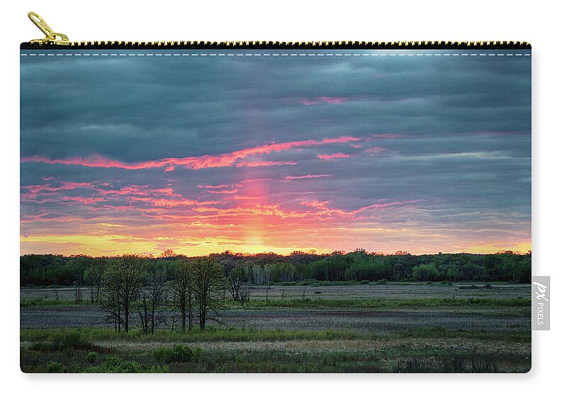  Carry-all Pouch featuring the photograph Spring Sunset by Dan Hefle