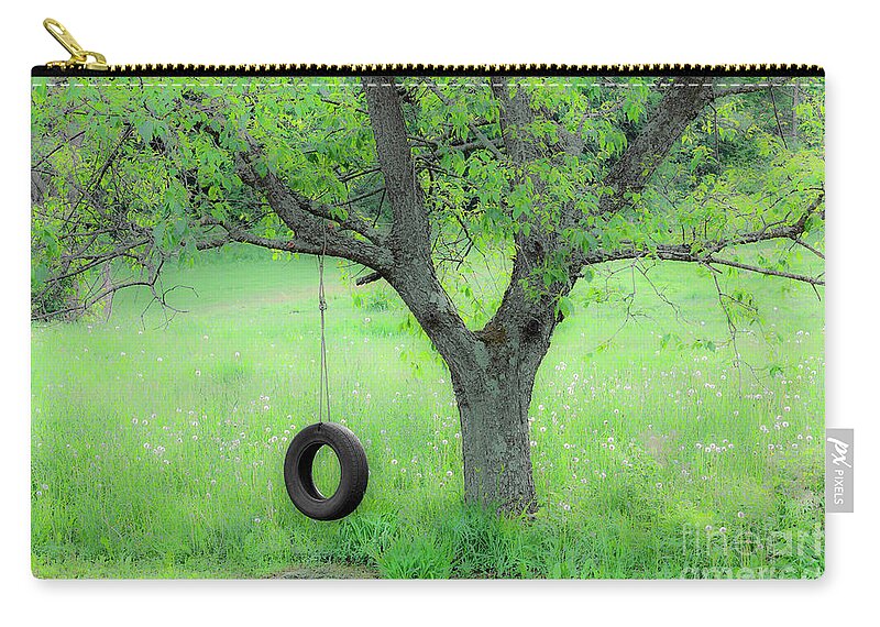Spring Zip Pouch featuring the photograph Spring Swing by Alan L Graham