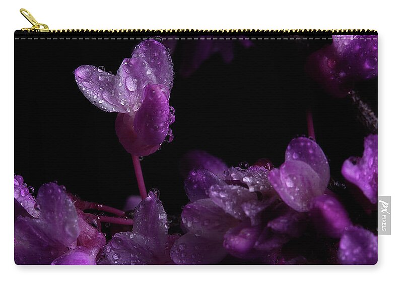 Redbud Carry-all Pouch featuring the photograph Spring Time Redbud 5 by Mike Eingle