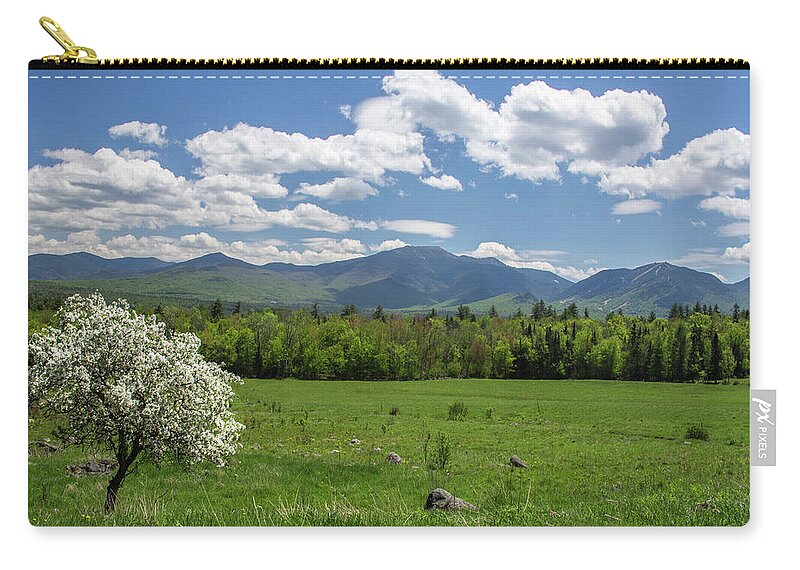 Spring Zip Pouch featuring the photograph Springtime in Sugar Hill by White Mountain Images