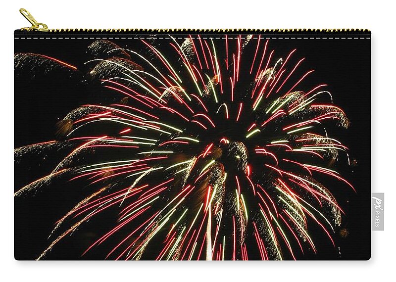 Fireworks Zip Pouch featuring the photograph Squiggles 30 by Pamela Critchlow