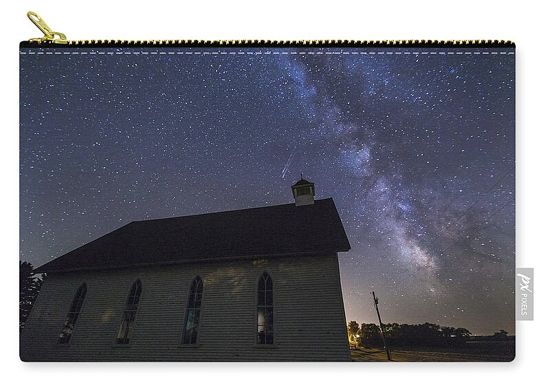 Meteors Zip Pouch featuring the photograph St. Anns 3 by Aaron J Groen