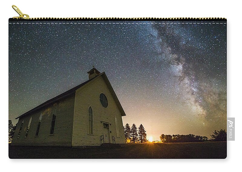  Zip Pouch featuring the photograph St. Ann's by Aaron J Groen