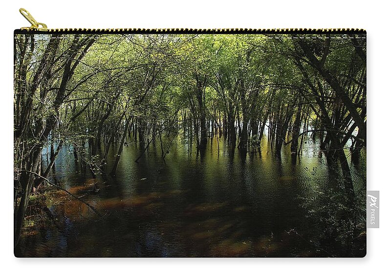 Afton Zip Pouch featuring the photograph St Croix River at Afton State Park by Jimmy Ostgard