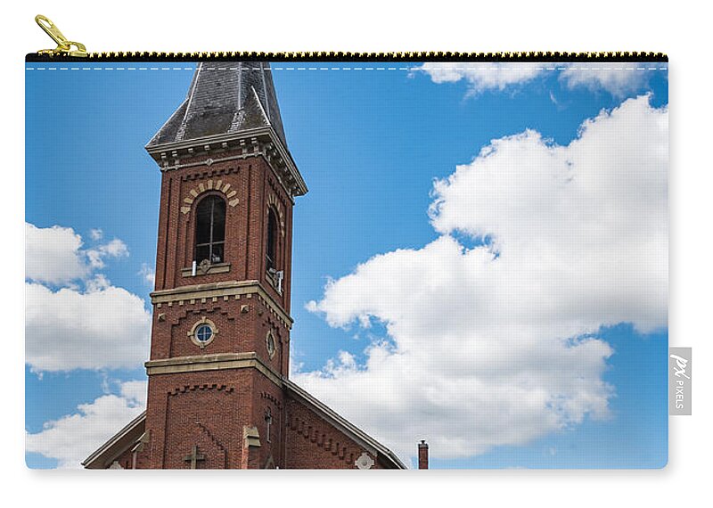 Church Carry-all Pouch featuring the photograph St. John The Baptist Catholic Church by Holden The Moment