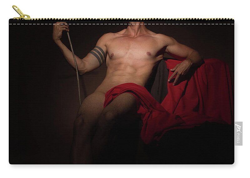Saint Carry-all Pouch featuring the photograph St. John the Baptist Reclining 2 by Rick Saint