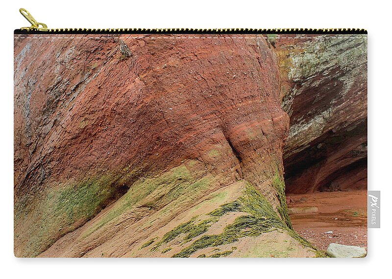 New Brunswick Carry-all Pouch featuring the photograph St. Martins New Brunswick by Holly Ross