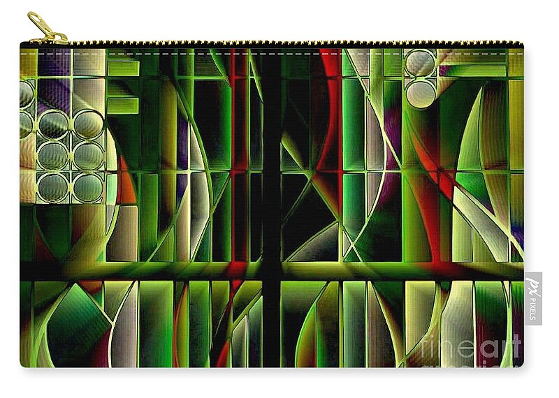 1000 Views Zip Pouch featuring the photograph Stained Glass 2 by Jenny Revitz Soper