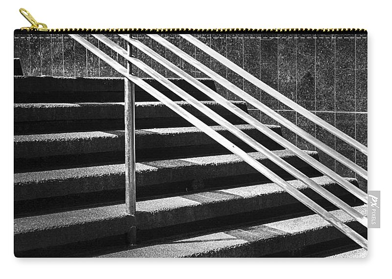 Theresa Tahara Zip Pouch featuring the photograph Stairs by Theresa Tahara