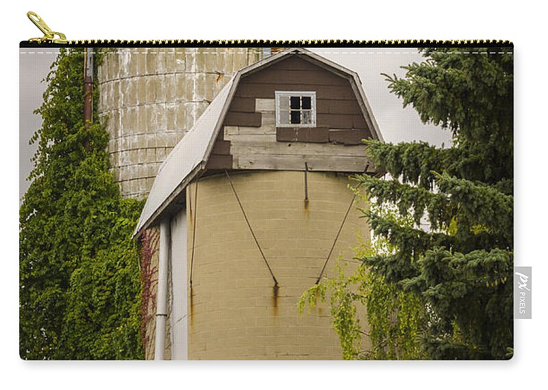 Silo Zip Pouch featuring the photograph Standing Tall by Steve L'Italien