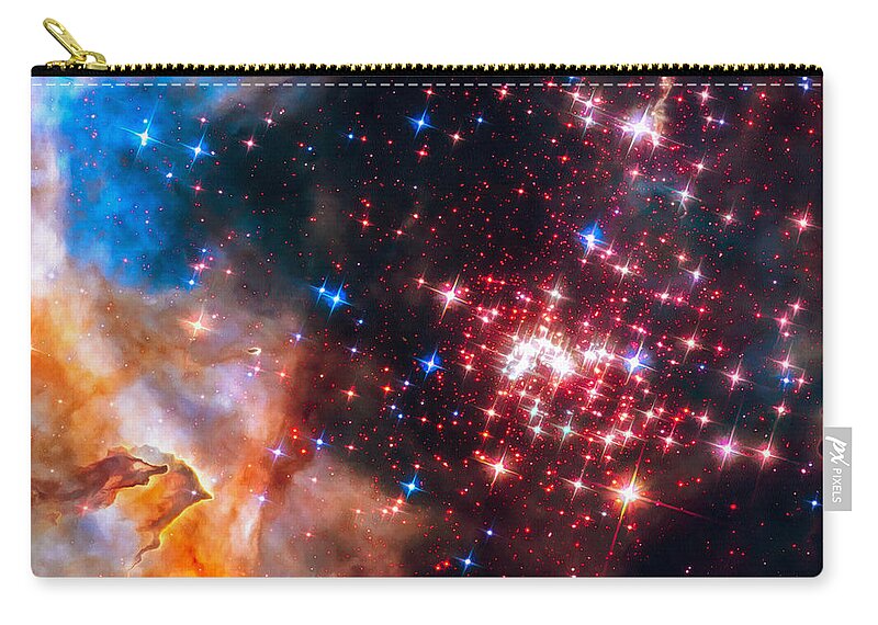 Westerlund Zip Pouch featuring the photograph Star cluster Westerlund 2 Space Image by Matthias Hauser