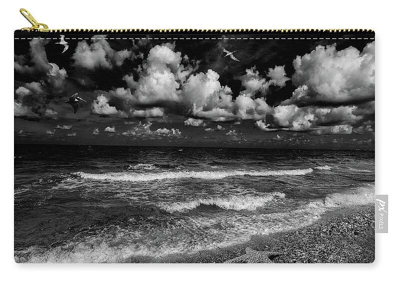 Starfish Zip Pouch featuring the photograph Starfish Beach by Kevin Cable