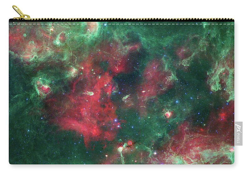 Cygnus X Zip Pouch featuring the photograph Stars Brewing in Cygnus X by Eric Glaser