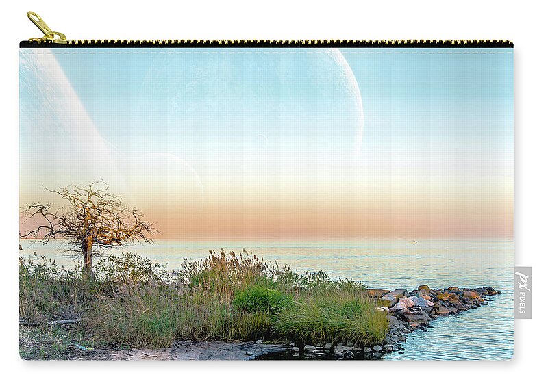 2d Zip Pouch featuring the photograph Starshine by Brian Wallace
