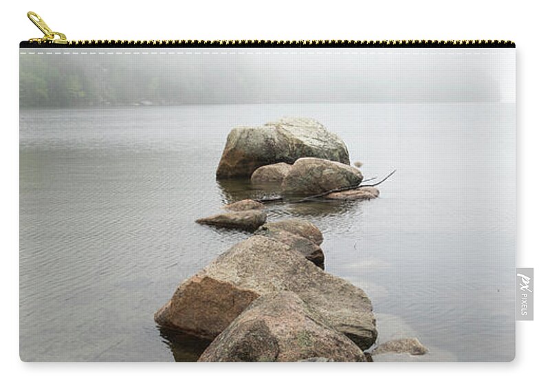 Rocks Carry-all Pouch featuring the photograph Stepping into the Unknown by Holly Ross