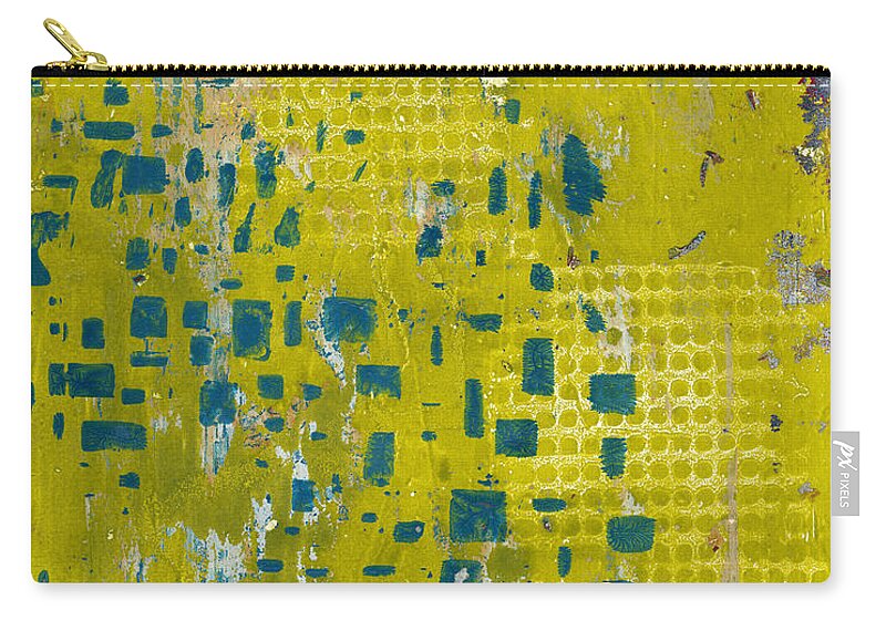 Abstract Zip Pouch featuring the painting Stepping Stones 2 by Laurel Englehardt