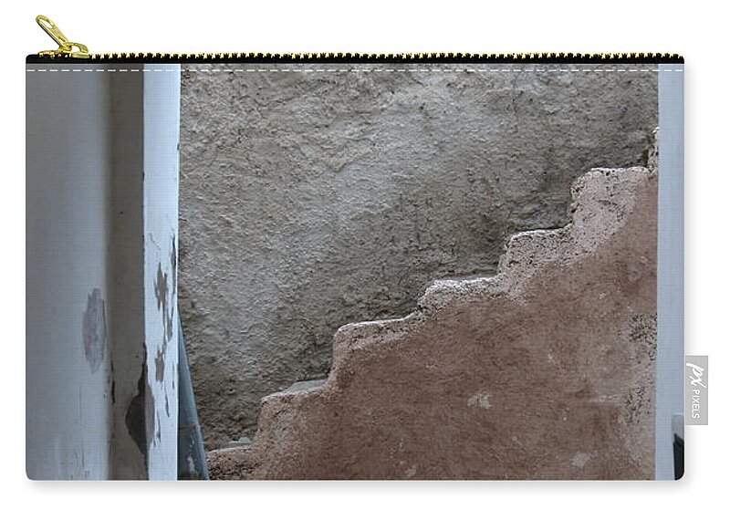 Steps Zip Pouch featuring the photograph Steps to the past by Howard Ferrier