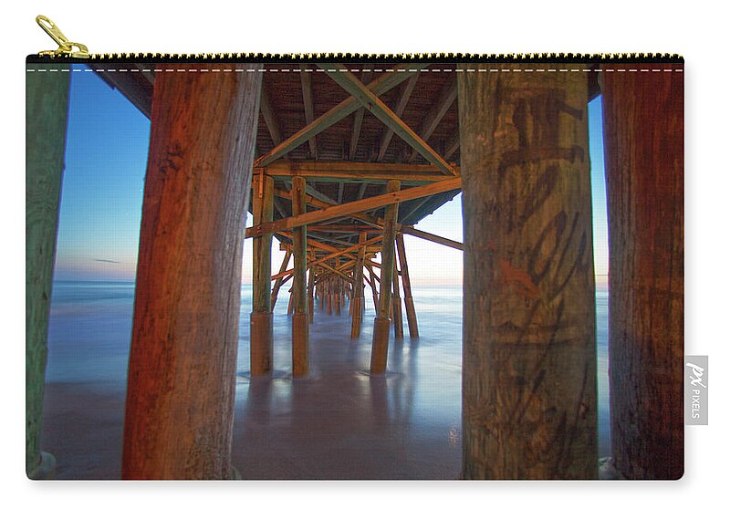 Pier Carry-all Pouch featuring the photograph Sticks by Robert Och