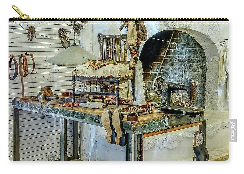 Old Zip Pouch featuring the photograph Still Life #1 by Tom and Pat Cory