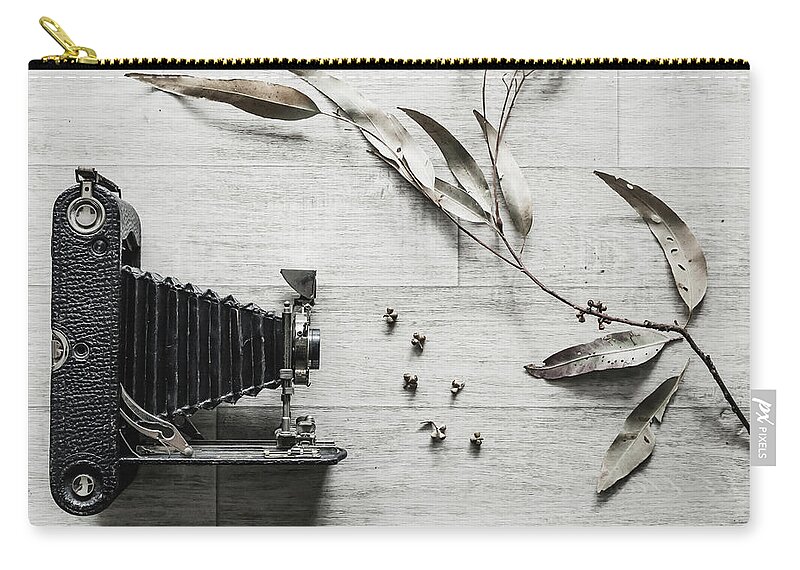 Camera Zip Pouch featuring the photograph Still Life Number 1 by Keith Hawley
