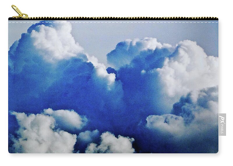 Clouds Zip Pouch featuring the photograph Storm Clouds by Liz Vernand