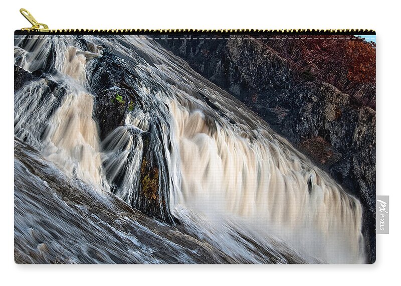 Autumn Carry-all Pouch featuring the photograph Stormy Waters by Neil Shapiro
