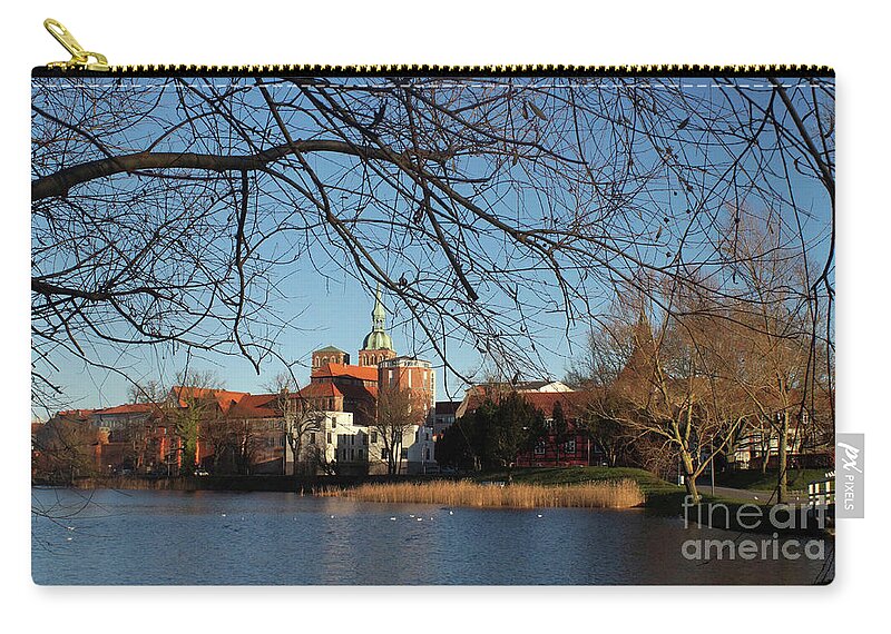 Prott Zip Pouch featuring the photograph Stralsund 1 by Rudi Prott