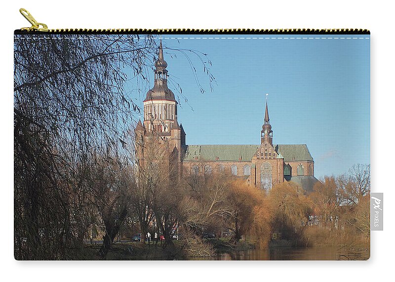Prott Zip Pouch featuring the photograph Stralsund 2 by Rudi Prott
