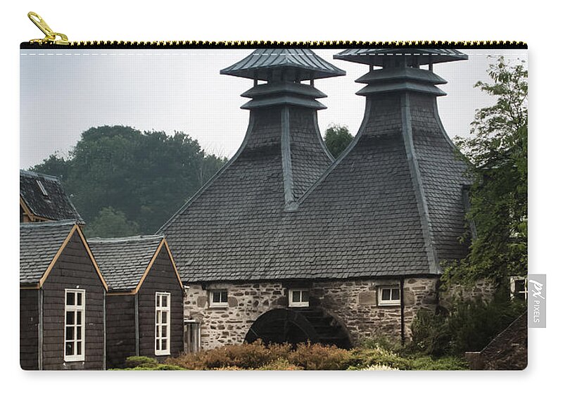 Scotland Zip Pouch featuring the photograph Strathisla Whisky Distillery Scotland by Jan Bickerton