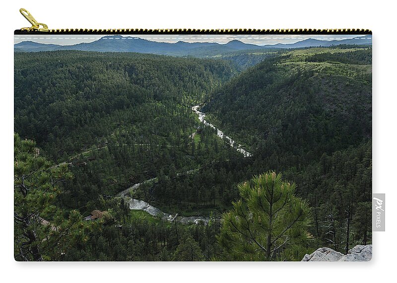 Dakota Carry-all Pouch featuring the photograph Stratobowl Overlook on Spring Creek by Greni Graph