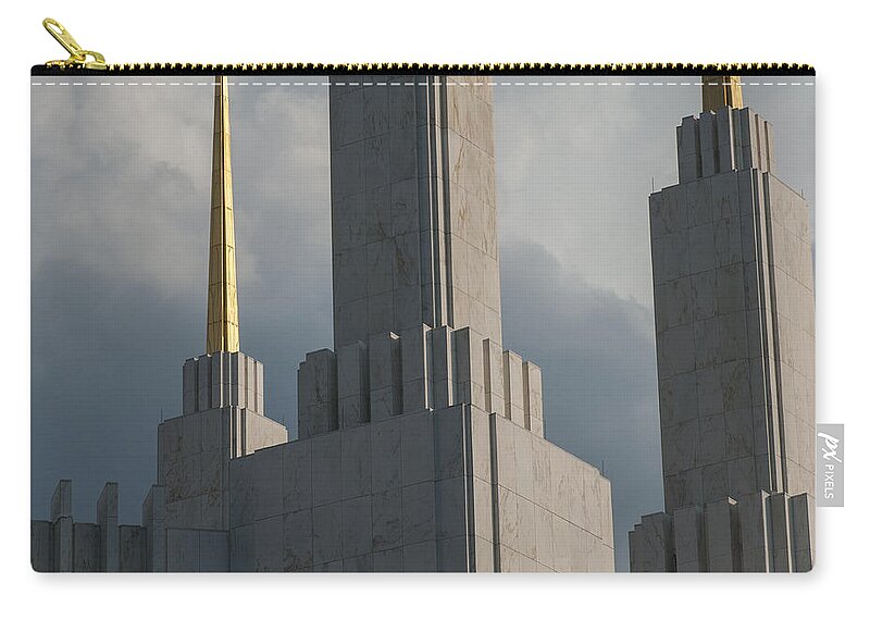 Architecture Zip Pouch featuring the photograph Strength and power by Brian Green